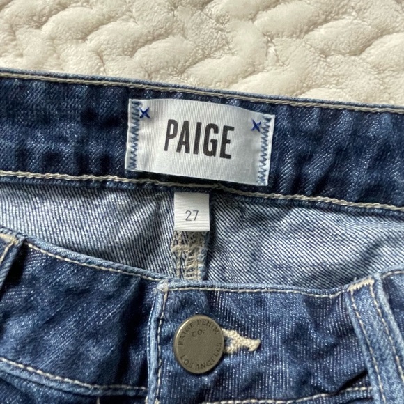 Paige Denim Cut Off Destructed Fray Daryn Jean Shorts‎ Sz 27 - Picture 3 of 8